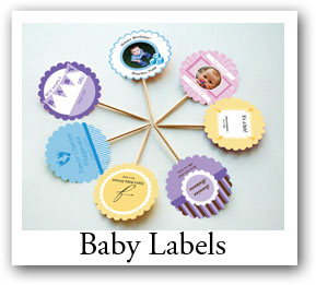 Design your own custom baby labels